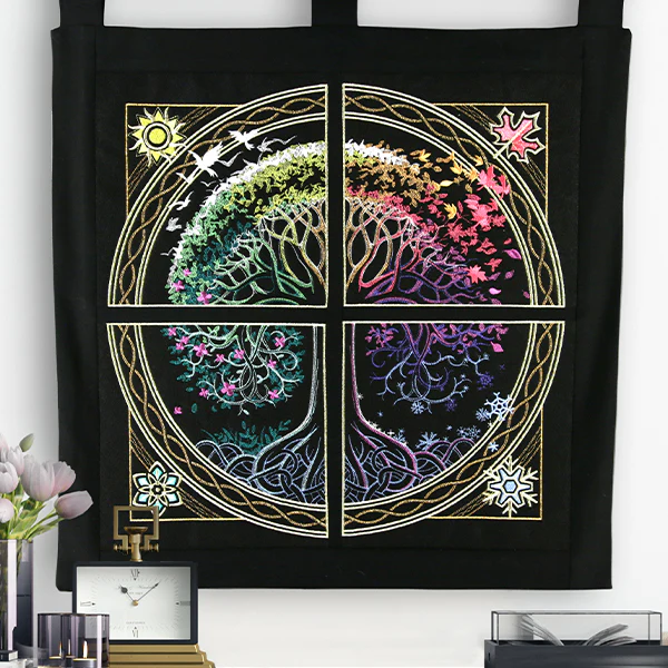 A Four Seasons Kaleidoscope Tree Design Pack - Image 11