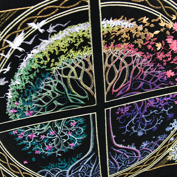 A Four Seasons Kaleidoscope Tree Design Pack - Image 12