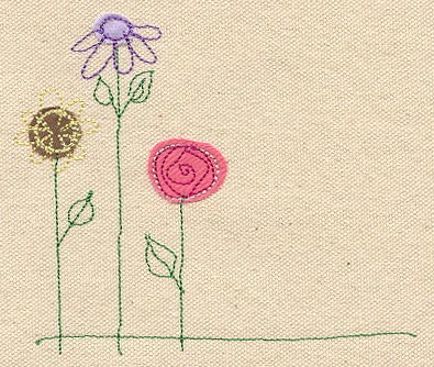 Blooming Trio (Applique) - Image 3