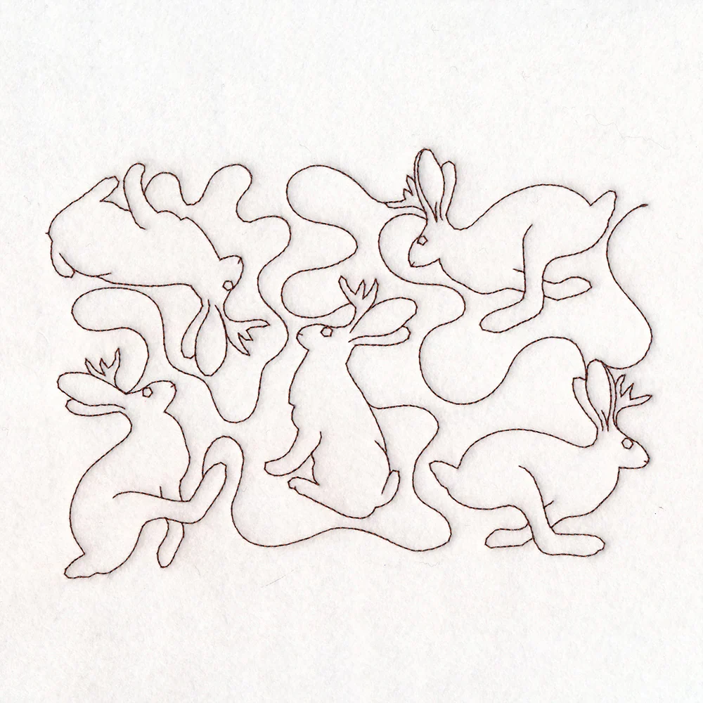 Cryptid Creatures - Jackalope (Edge-to-Edge Quilting) - Image 3