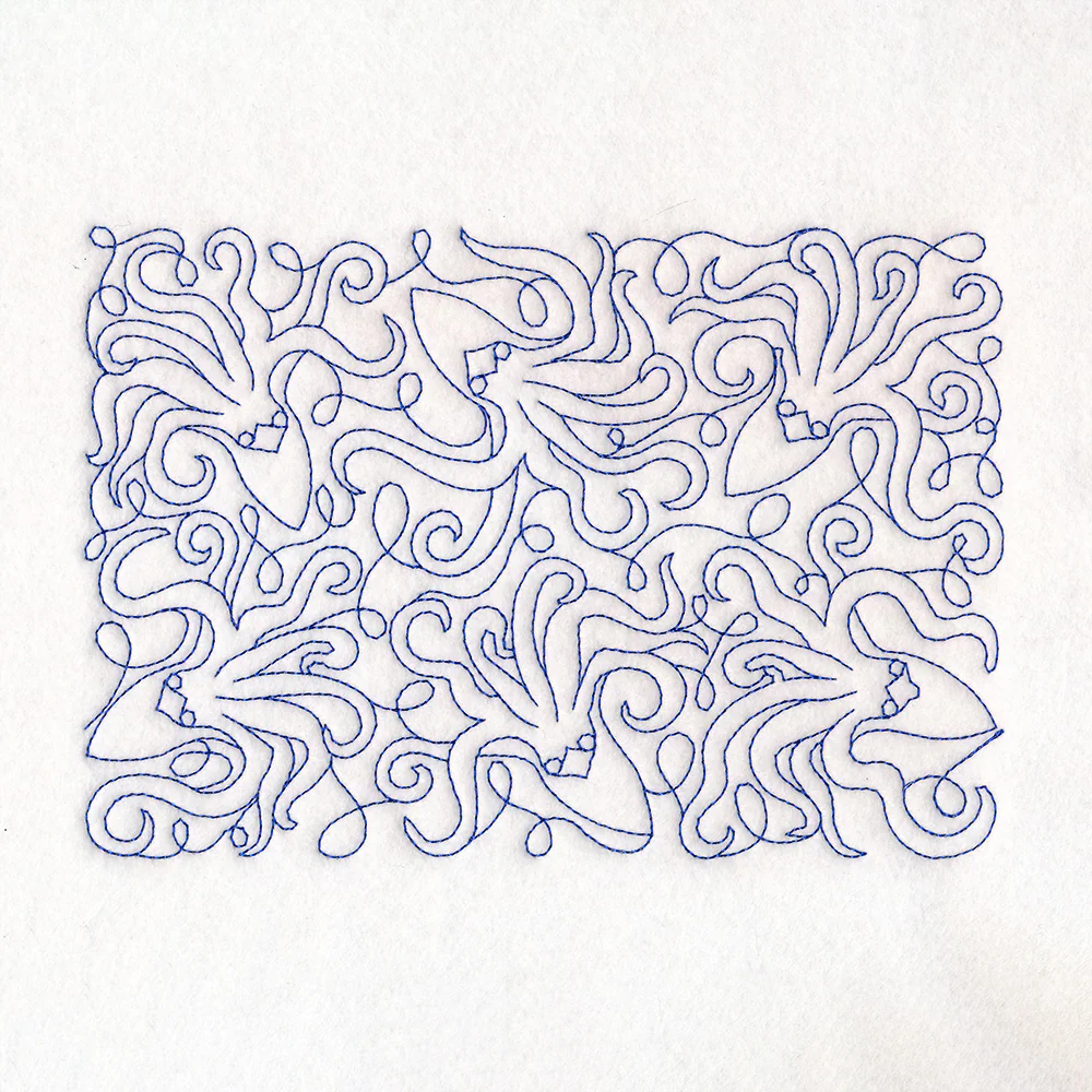 Cryptid Creatures - Kraken (Edge-to-Edge Quilting) - Image 3