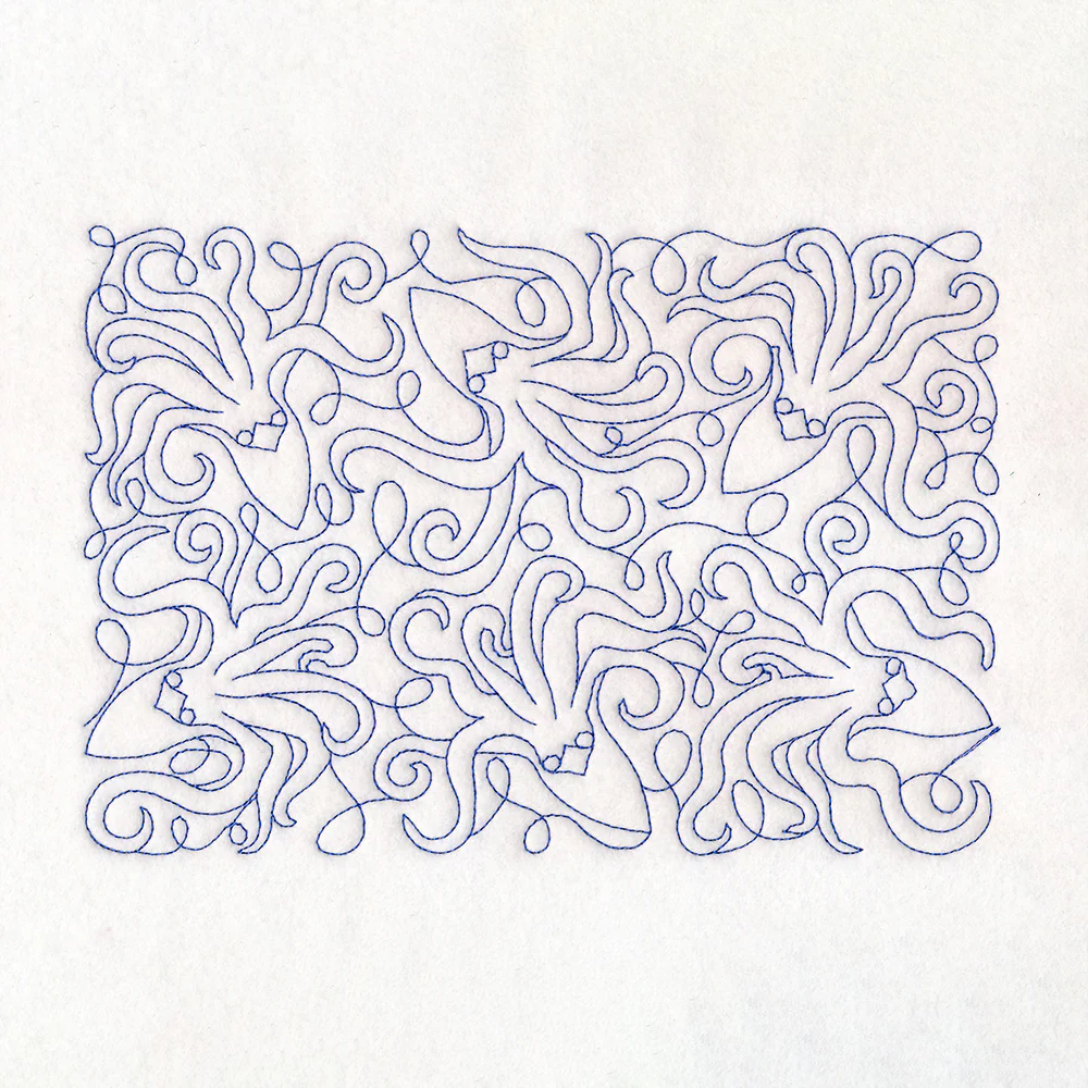 Cryptid Creatures - Kraken (Edge-to-Edge Quilting) - Image 6