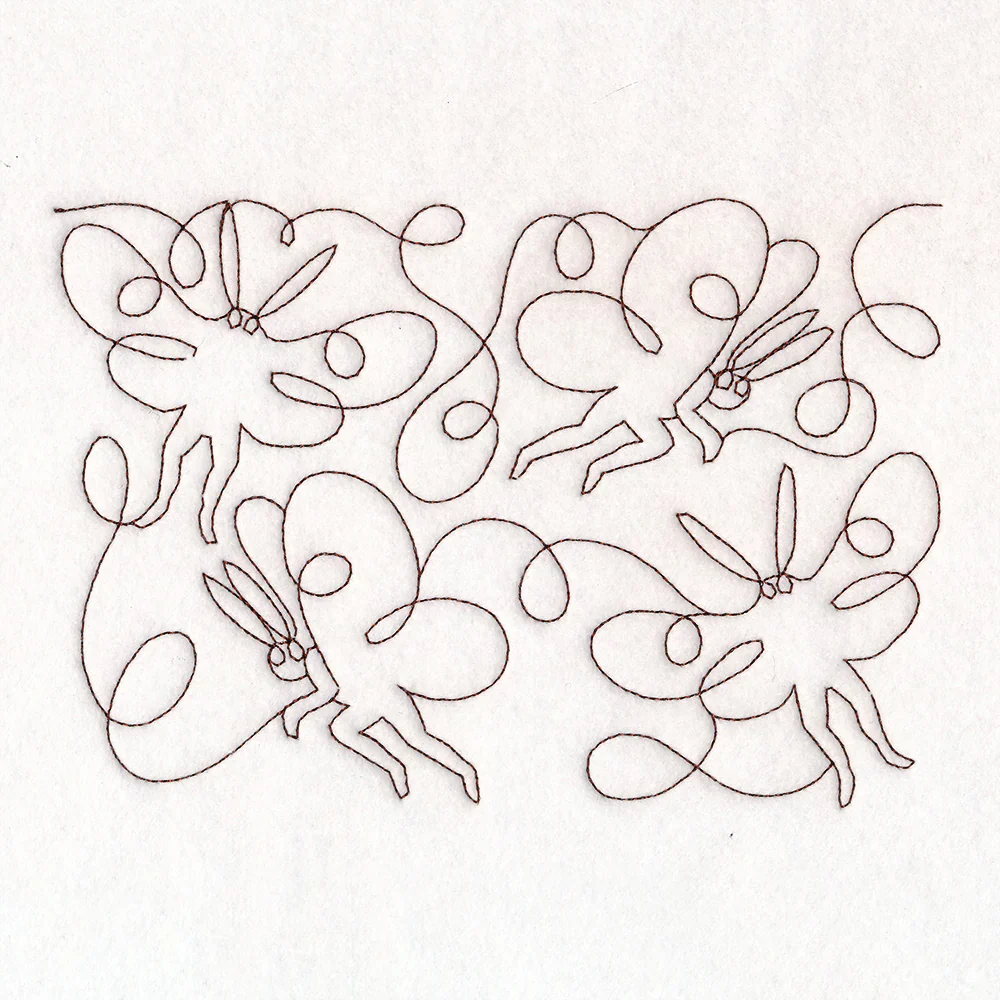 Cryptid Creatures - Mothman (Edge-to-Edge Quilting) - Image 4