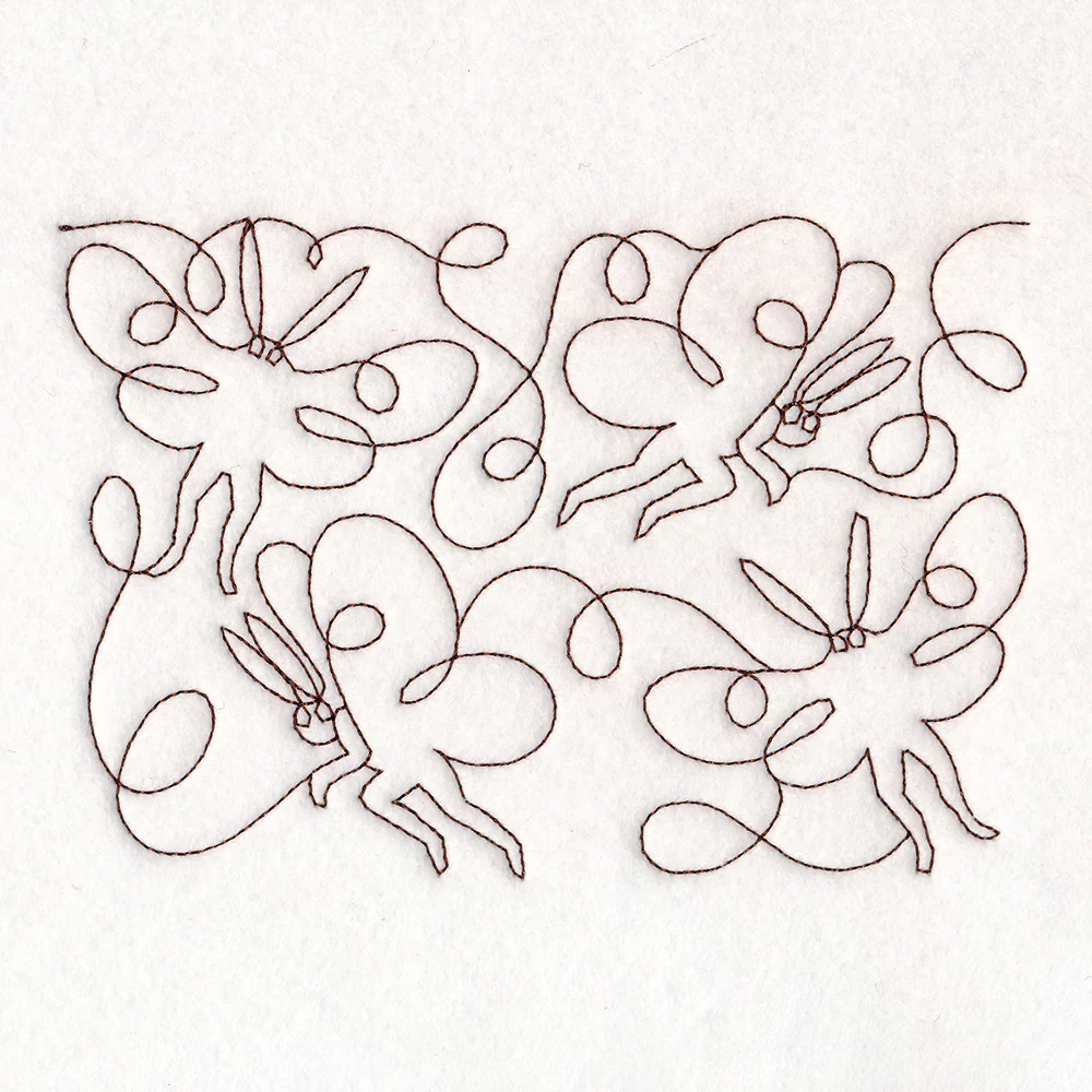 Cryptid Creatures - Mothman (Edge-to-Edge Quilting) - Image 5