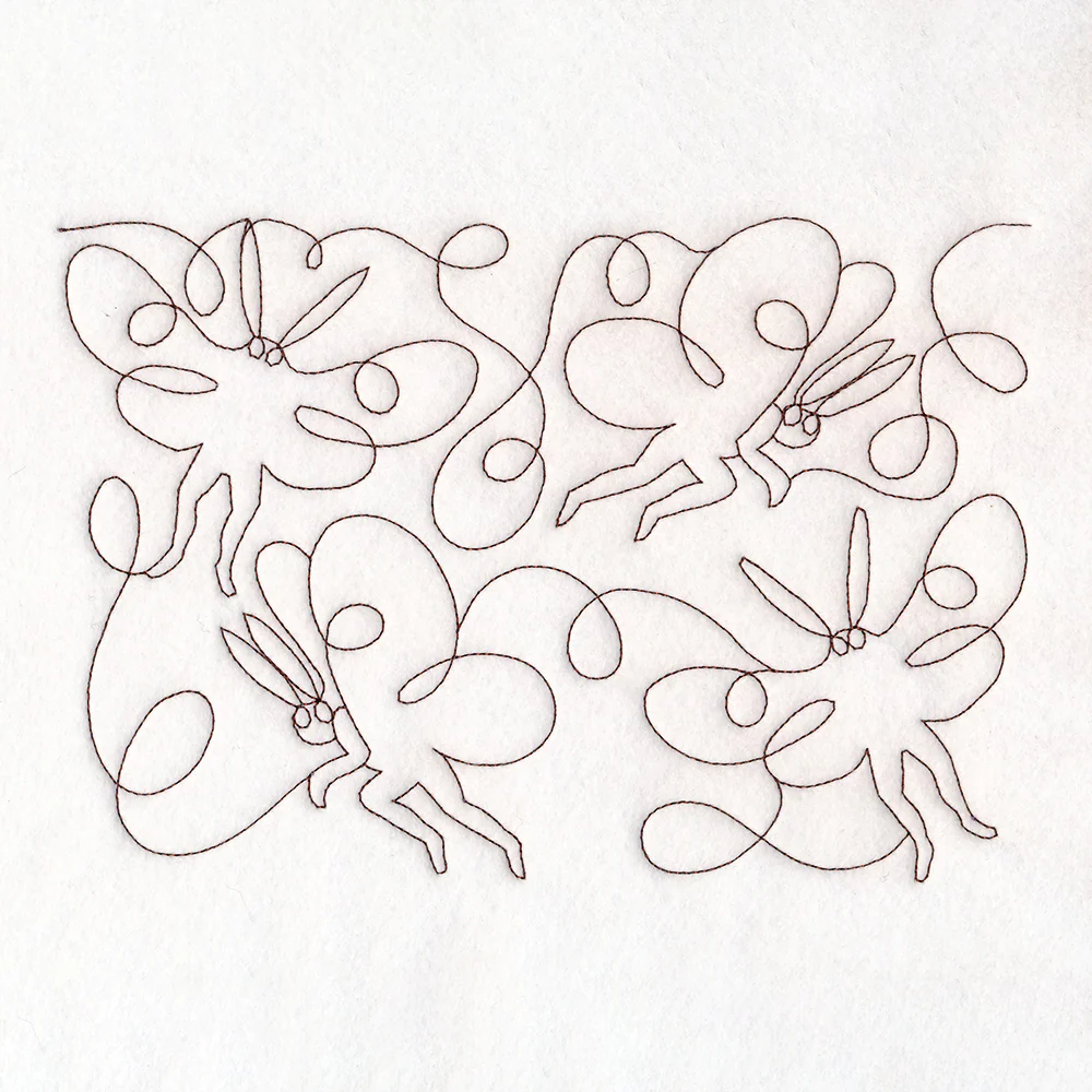 Cryptid Creatures - Mothman (Edge-to-Edge Quilting) - Image 6