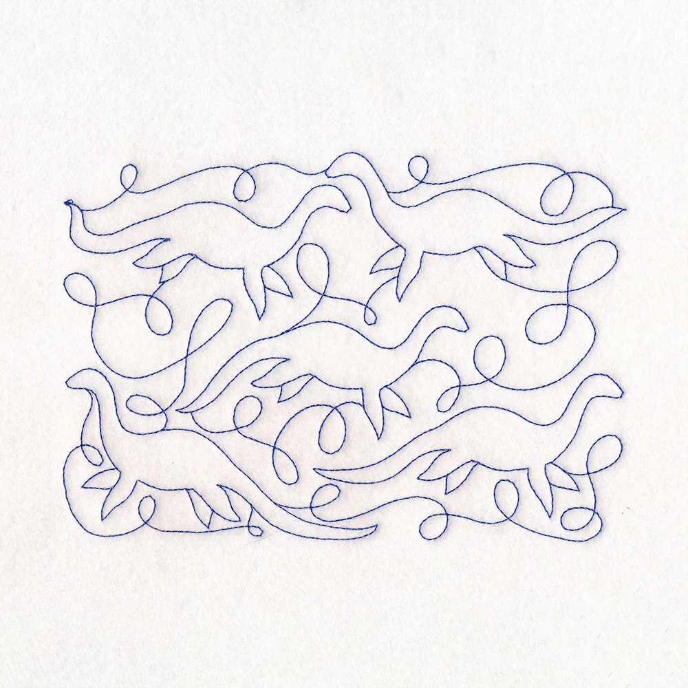 Cryptid Creatures - Nessie (Edge-to-Edge Quilting) - Image 3