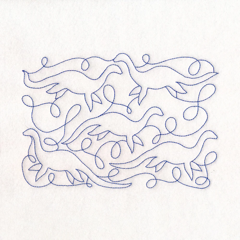 Cryptid Creatures - Nessie (Edge-to-Edge Quilting) - Image 4