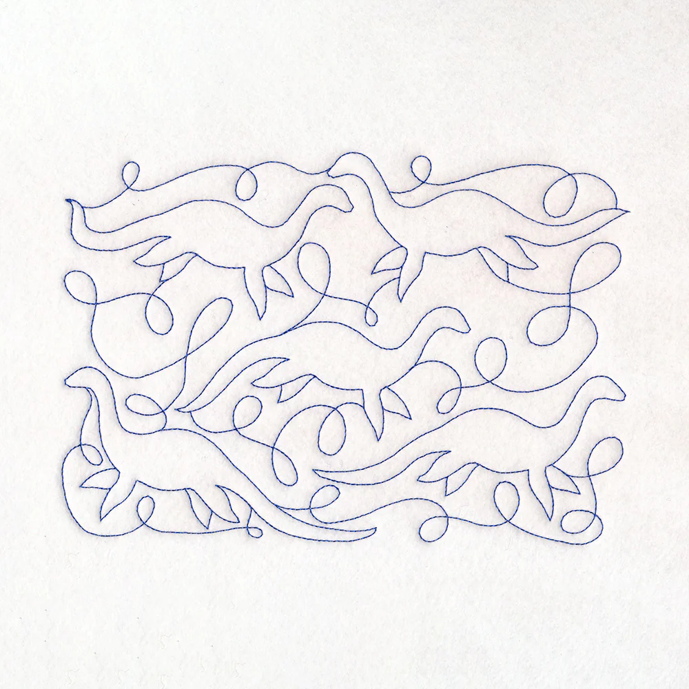 Cryptid Creatures - Nessie (Edge-to-Edge Quilting) - Image 6