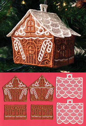 Enchanted Gingerbread House (Lace) - Image 3