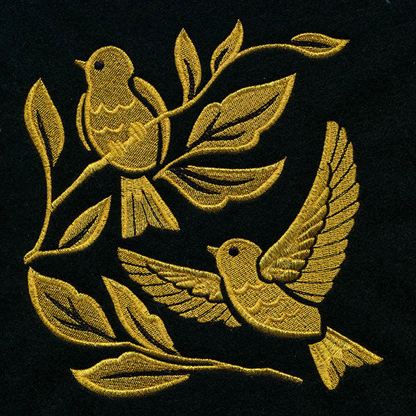 Gilded Birds & Botanicals Square 1 - Image 7
