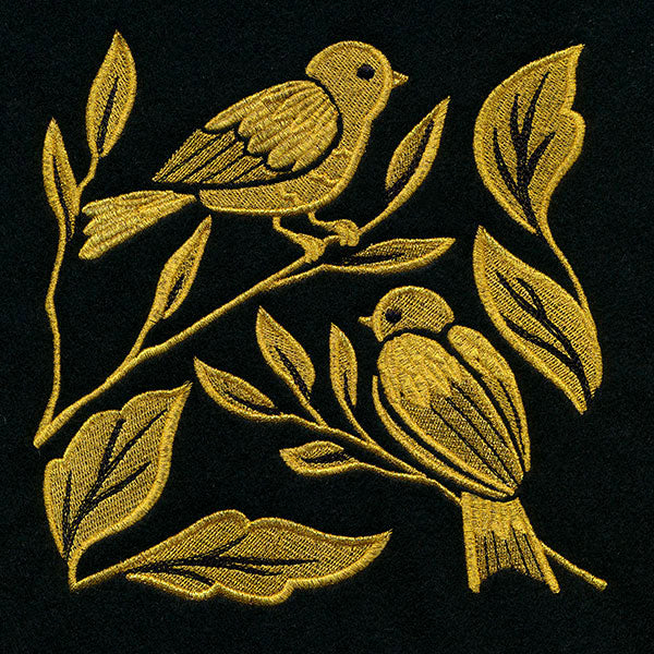 Gilded Birds & Botanicals Square 2 - Image 7
