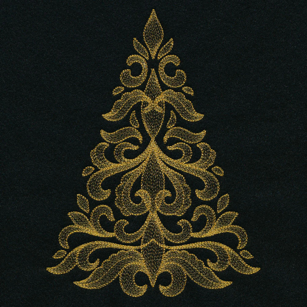 Gilded Flourish Christmas Tree - Image 4