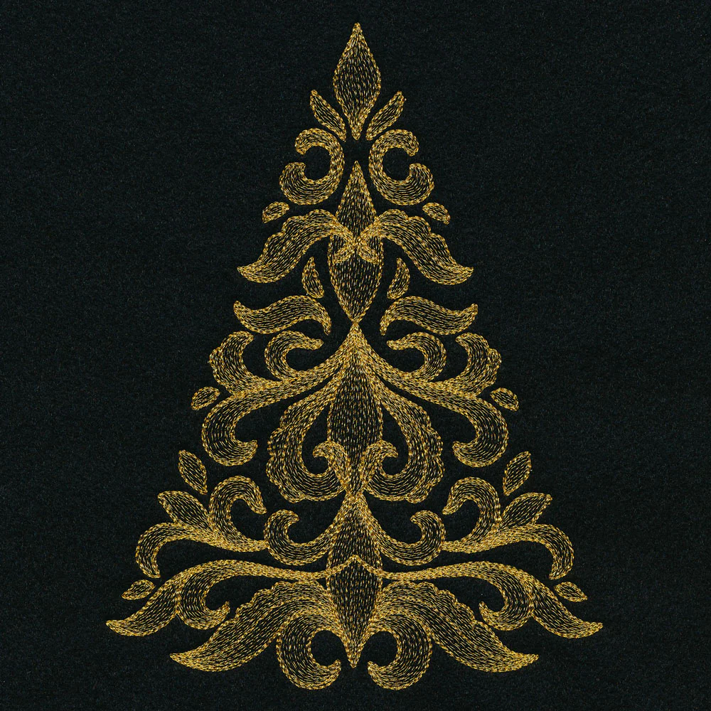 Gilded Flourish Christmas Tree - Image 5