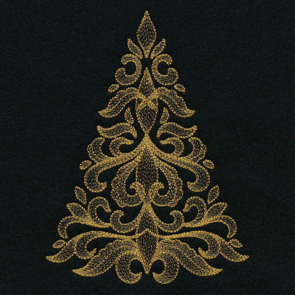 Gilded Flourish Christmas Tree - Image 6