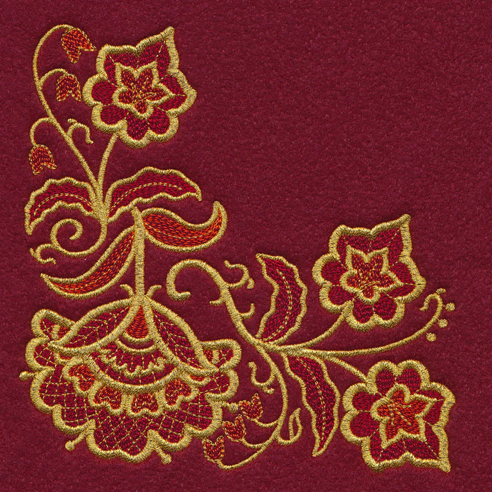 Gilded Holiday Bloom - Corner - Image 3
