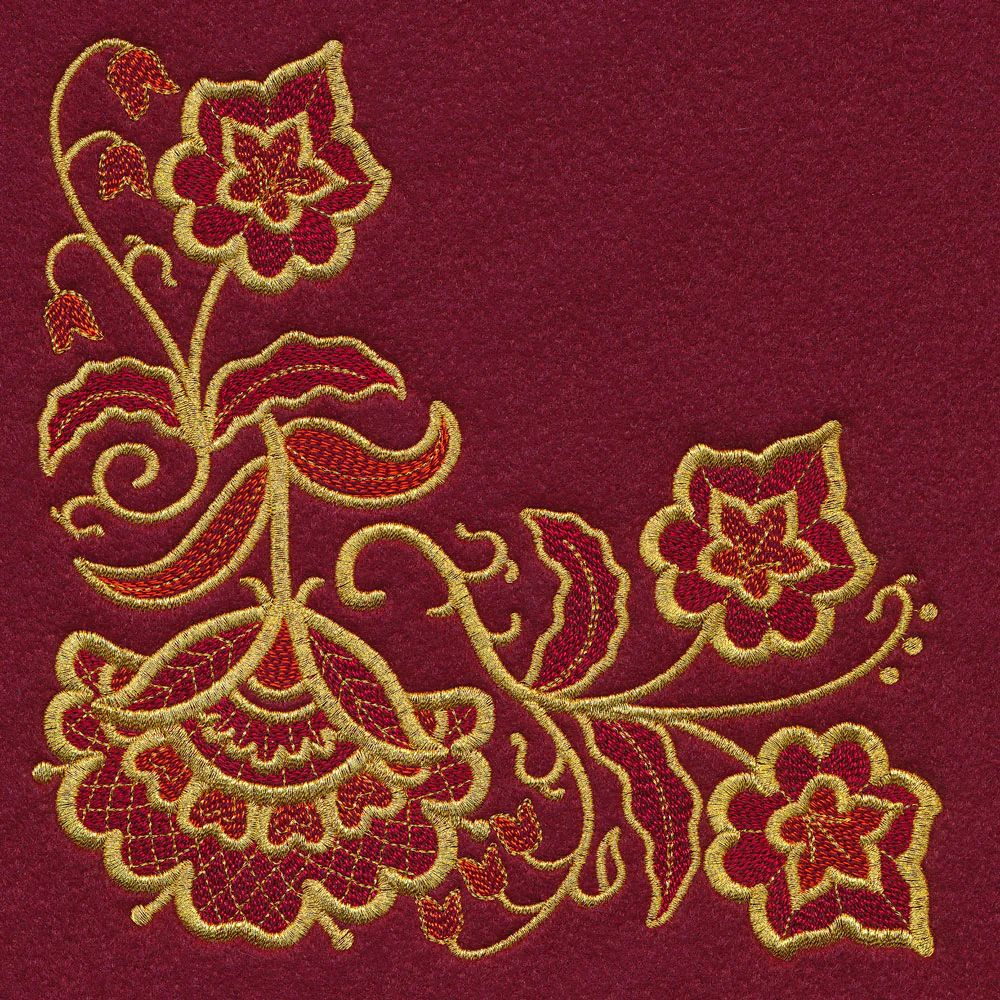 Gilded Holiday Bloom - Corner - Image 6