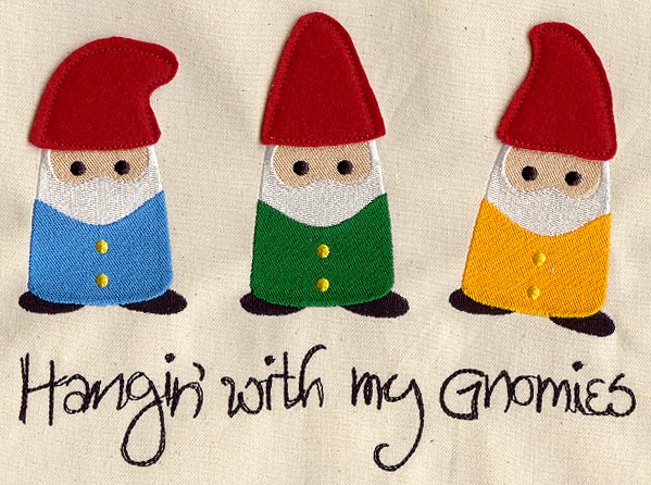 Hangin' with My Gnomies (Applique) - Image 4