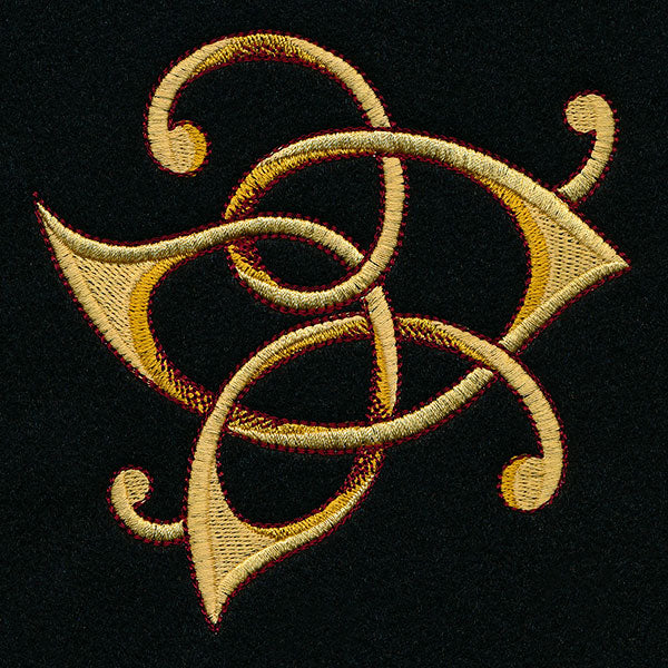 Heraldic Knotwork Dragon Accent - Image 3