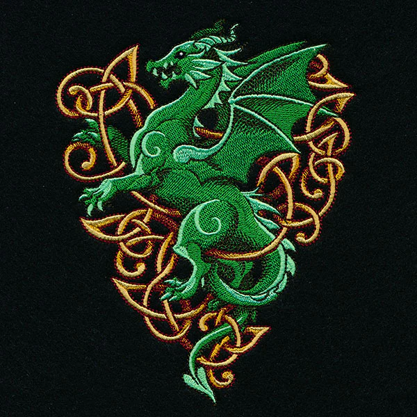 Heraldic Knotwork Dragon Feature - Image 9