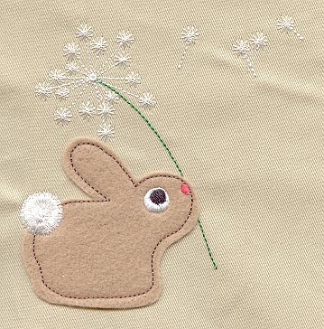 Little Wish Bunny (Applique) - Image 3