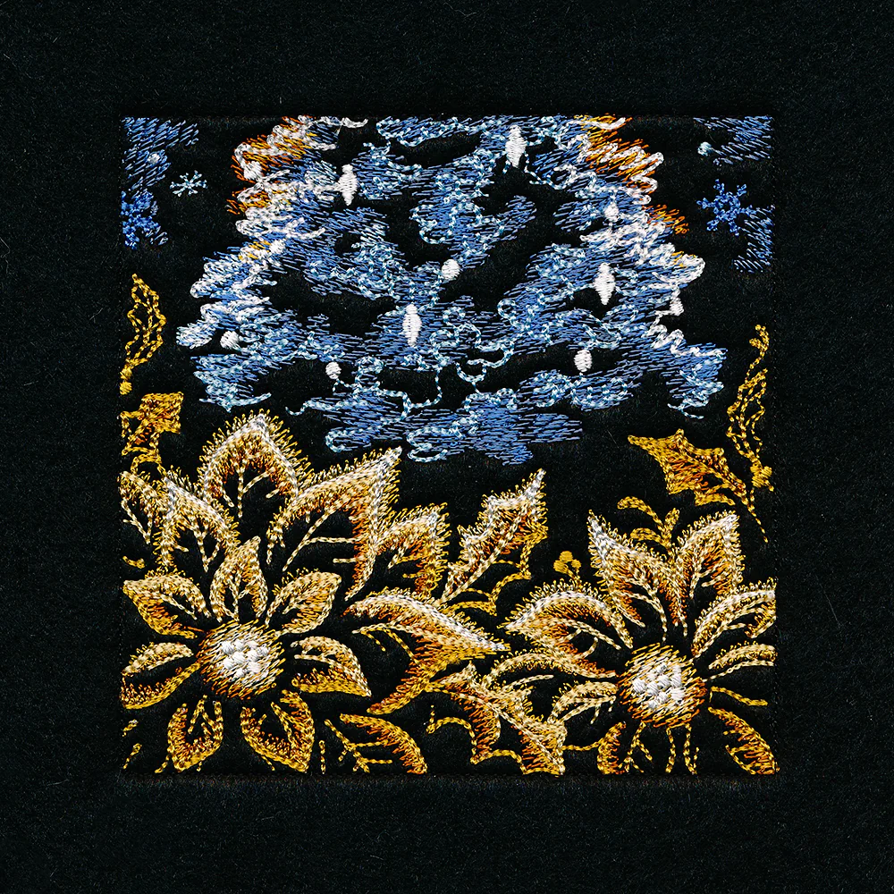 Magical Christmas Moonlit Forest Panel Scene - Image 19