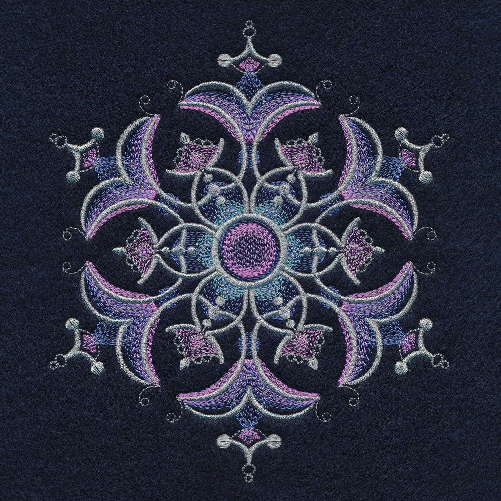 Sheer Iridescent Snowflake - Image 3