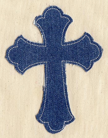 Simple Cross (Applique) - Image 3