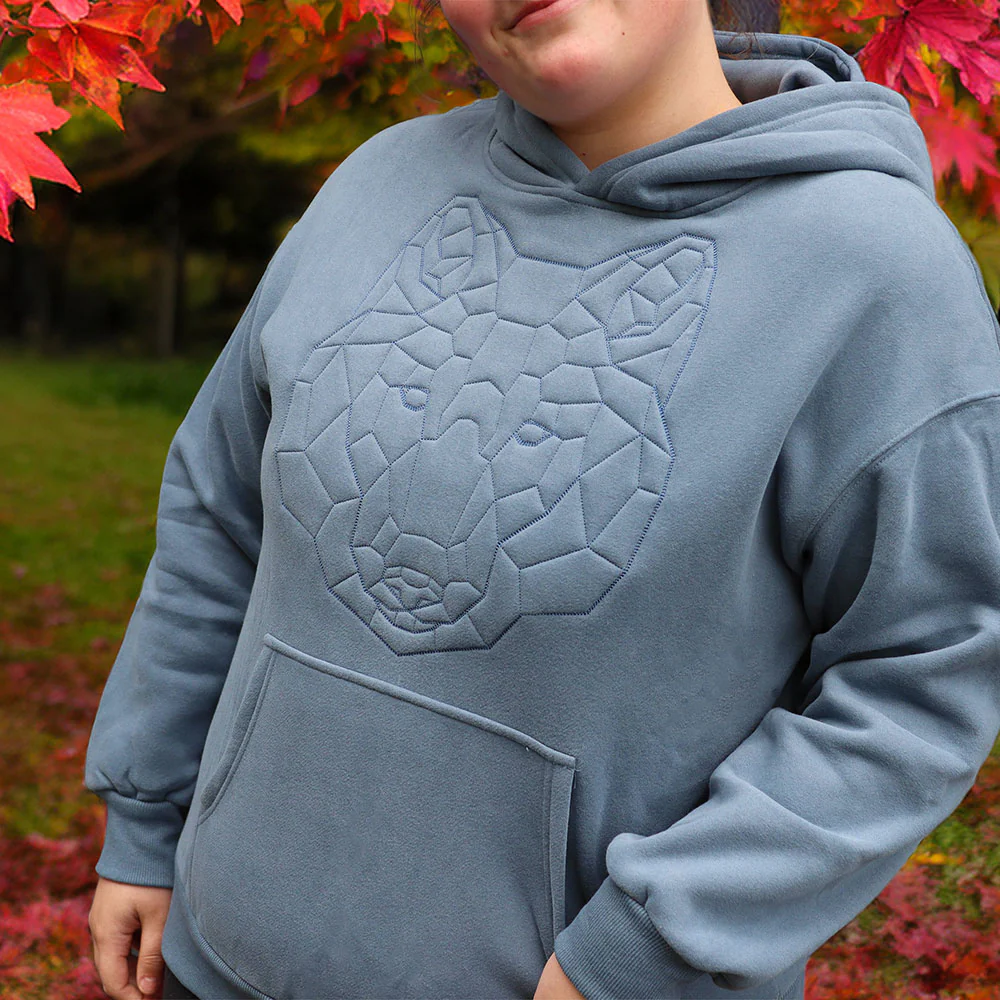 Simple Geometric Wolf (Quilting) - Image 3