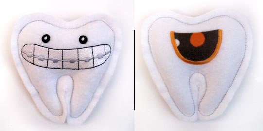 Smile - Braces (Tooth Fairy Pillow) - Image 3