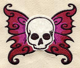 Winged Skull (Applique) - Image 3